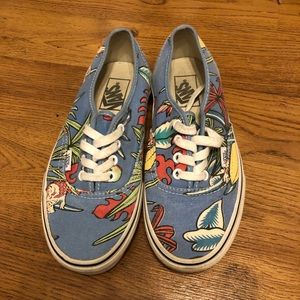 Tropical Print Vans